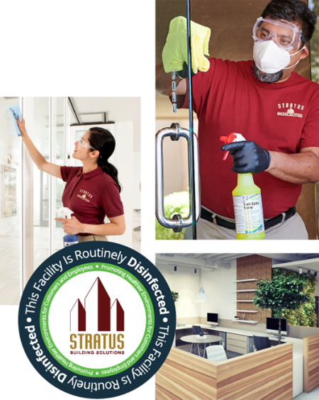 Stratus Workers Cleaning Windows