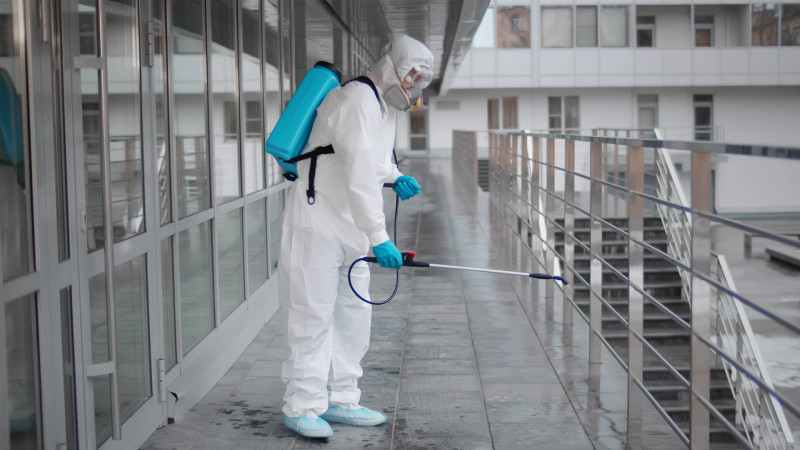 Certified disinfection and sanitization cleaning services in Palm Beach for safe commercial environments.