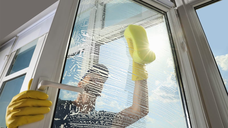 Professional window cleaning services in Salem for spotless, streak-free glass inside and out.